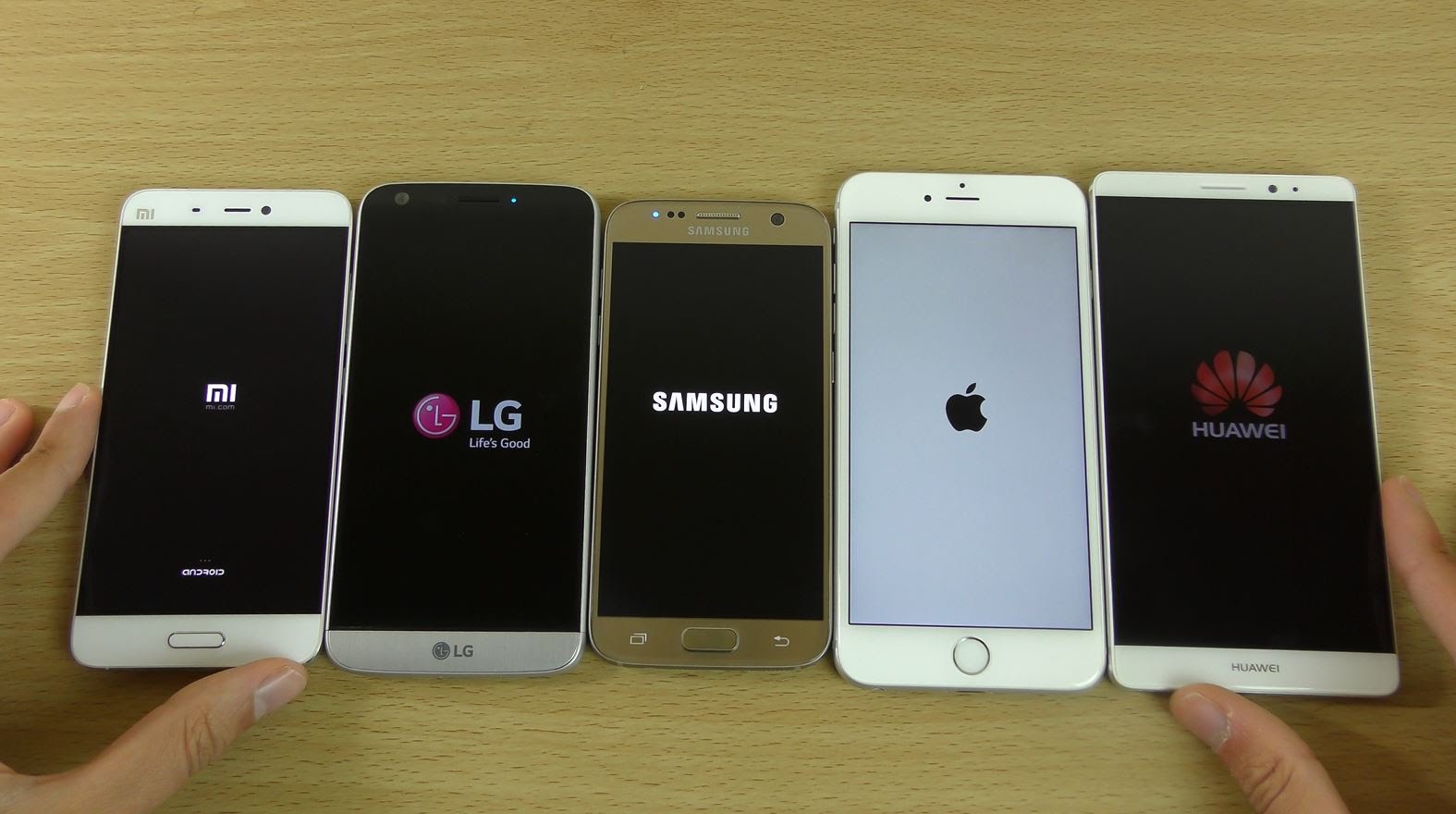Comparison: iphone 7 vs samsung s7 vs lg g5 vs sony xperia x vs mi 5 plus