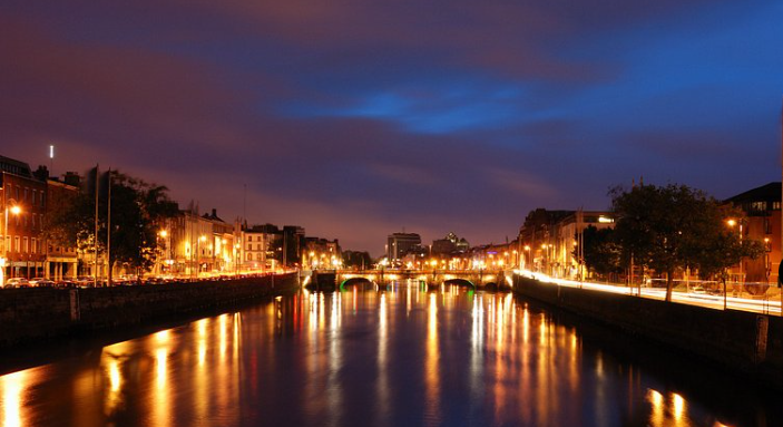 Enjoying the beautiful River Liffey and a cold pint of Guinness, all part of living in the vibrant Irish City of Dublin